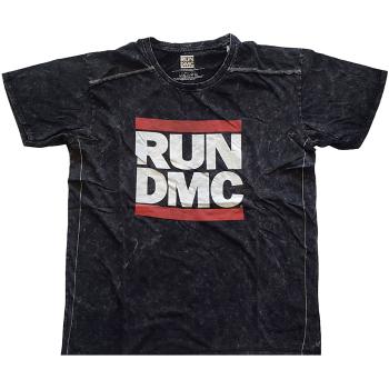 Run-DMC tričko Logo Čierna XL