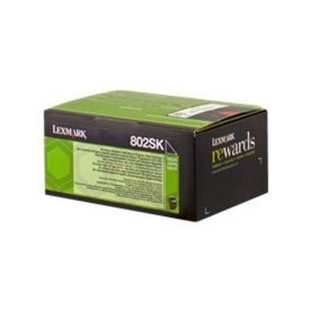 Lexmark 80C2SK0 čierný (black) originálny toner