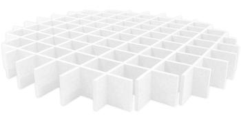 Mega Acoustic AcouCloud PET 9 cm White Absorpčný penový panel