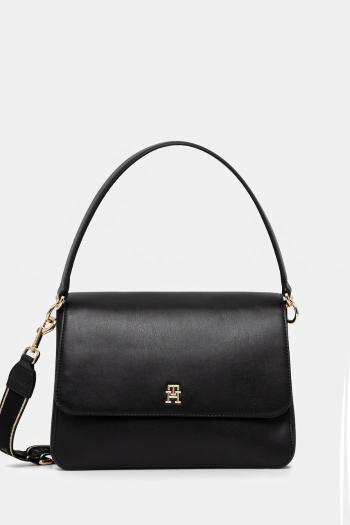 Kabelka Tommy Hilfiger čierna farba, AW0AW16815