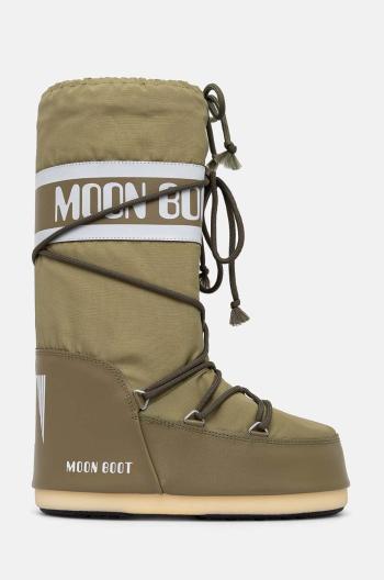 Snehule Moon Boot MB ICON NYLON zelená farba, 80D1400440 M006