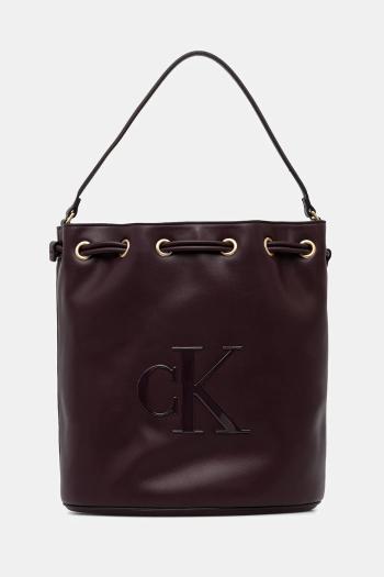 Kabelka Calvin Klein bordová farba, LV04F3232G