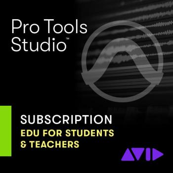 AVID Pro Tools Studio Annual New Subscription for Students & Teachers (Digitálny produkt)