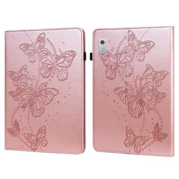 ART BUTTERFLIES Zaklápacie puzdro Lenovo Tab M8 4. generácia (4th gen) ružové