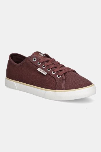 Tenisky Calvin Klein Jeans ESS VULC LOW MG CV hnedá farba, YM0YM01301