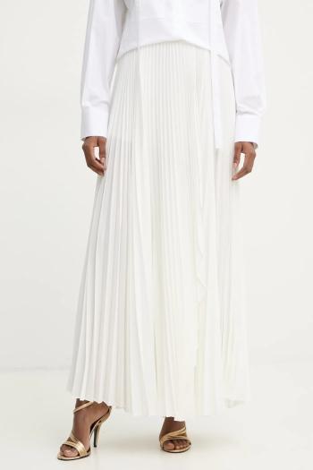 Sukňa Twinset béžová farba, maxi, áčkový strih, 251TP2424
