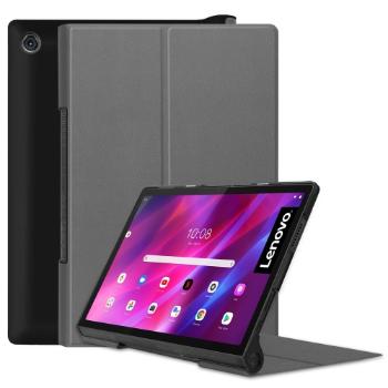 LEATHER Zaklápací obal Lenovo Yoga Tab 11 šedý