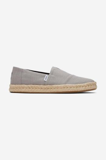 Espadrilky Toms Alpargata Rope šedá farba