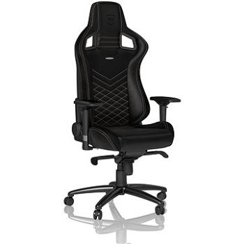 Noblechairs EPIC, čierna/gold (NBL-PU-GOL-002)