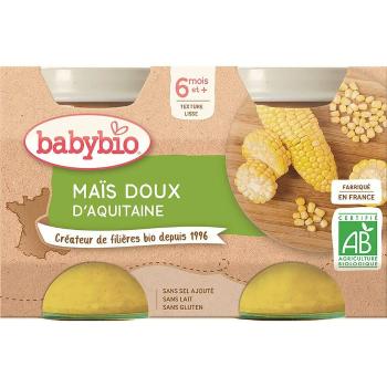 BABYBIO zeleninový príkrm sladká kukurica 2x130 g