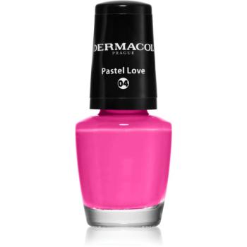 Dermacol Mini lak na nechty odtieň 04 Pastel Love 5 ml