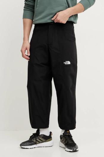 Nohavice The North Face TNF X NSE pánske, čierna farba, rovné, NF0A8BJNJK31