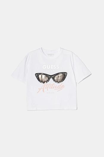Detské tričko Guess biela farba, J5RI40 K6YW4