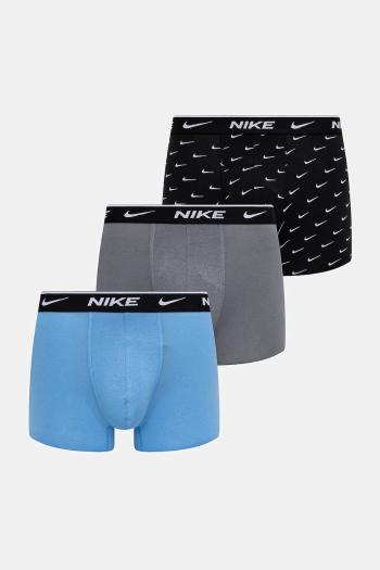 Boxerky Nike (3-pak) pánske, šedá farba
