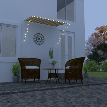 Zaťahovacia markíza s LED svetlom 250x150 cm Dekorhome