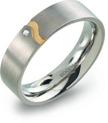 Boccia Titanium Snubný titánový prsteň 0147-04 51 mm