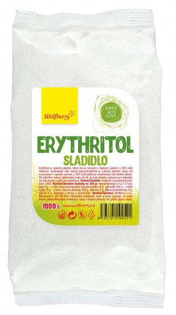 WOLFBERRY Erytritol v sáčku 1000 g