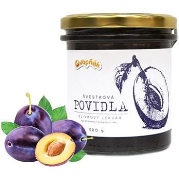 OVOCŇÁK, lekvár slivkový nesladený, 380 g (8592809003662)