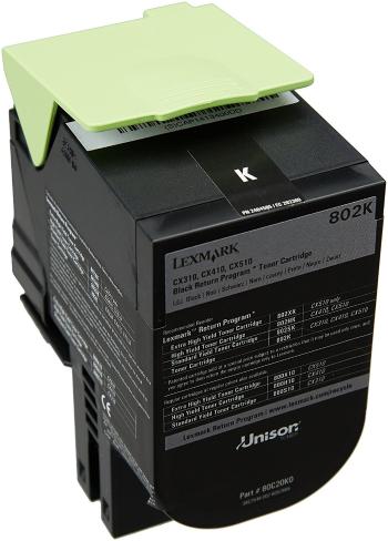 Lexmark 80C20K0 čierny (black) originálny toner , black, 1000str., return, Lexmark CX310dn, CX310n, CX410de, CX410