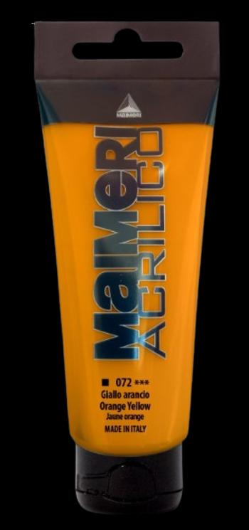 MAIMERI ACRILICO - Akrylové farby 072 - orange yellow, 0,2 L