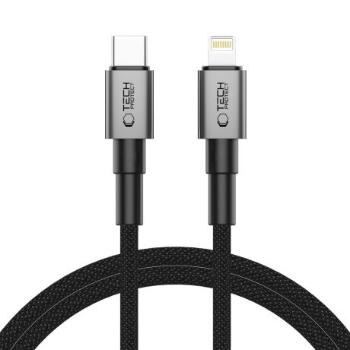 Tech-Protect Ultraboost DNA kábel USB-C / Lightning PD 27W / 3A 1m, šedý