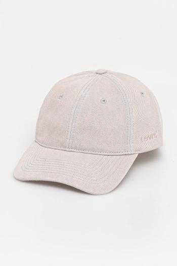 Džínsová šiltovka Levi's ružová farba, jednofarebná, D7923-0009
