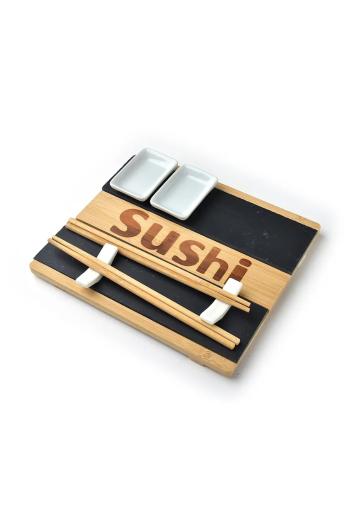 Sushi set pre 2 osoby Affek Design Sushi hnedá farba