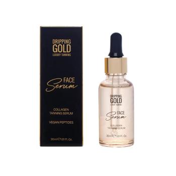 Dripping Gold Samoopaľovacie sérum s kolagénom (Collagen Tanning Face Serum) 30 ml