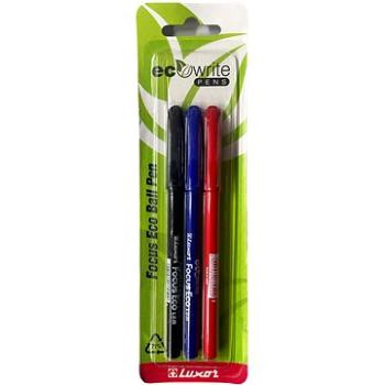 LUXOR 540/3BC ECO Focus guľôčkové, mix farieb (540/3BC ECO FOCUS BALL PEN MI)