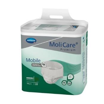 Molicare Premium Mobile zelené 5 kvapiek L 14 ks