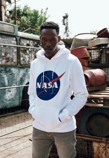 Mr. Tee NASA Hoody white - L
