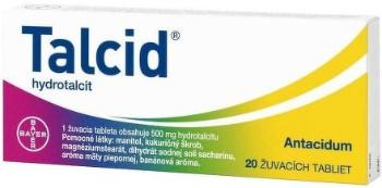 TALCID 500mg žuvací tablety 50 ks