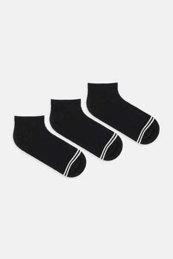 Ponožky Pepe Jeans 3-pak čierna farba, PMU30044