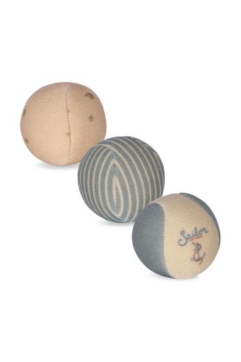 Plážová lopta Konges Sløjd 3 PACK NEOPRENE BEACH BALL 3-pak KS102453