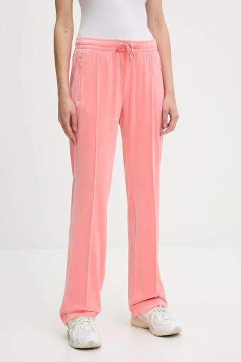 Tepláky Juicy Couture zelená farba, s nášivkou, JCAPW045