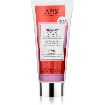 Apis Natural Cosmetics Watermelon Refreshment telový peeling with volcanic lava 200 ml