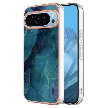 IMD MARBLE Ochranný kryt pre Google Pixel 9 Pro XL GREEN