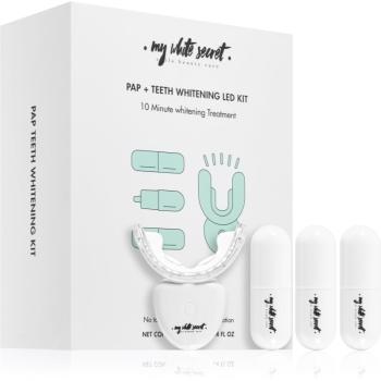 My White Secret PAP+ Teeth Whitening LED Kit sada pre bielenie zubov