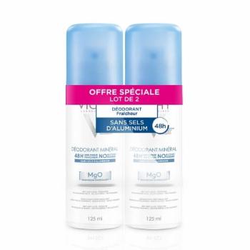 Vichy Minerálne dezodorant v spreji 48H (Deodorant Mineral ) 2 x 125 ml