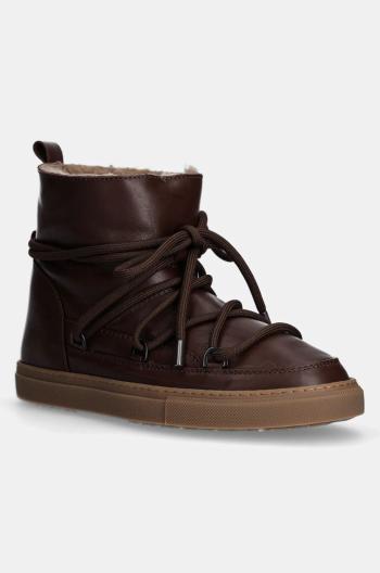 Kožené snehule Inuikii Full Leather hnedá farba, 55102-087