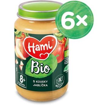 Hami BIO S kúskami jabĺčka 6× 190 g (13041091699531)