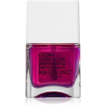 Nails Inc. Glow and Grow Nail Growth Treatment posilňujúci lak na nechty 14 ml