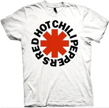 Red Hot Chili Peppers Tričko Red Asterisk Unisex White M