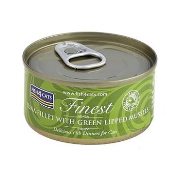 FISH4CATS Konzerva pre mačky Finest tuniak s mušľami 70 g (5060084829633)