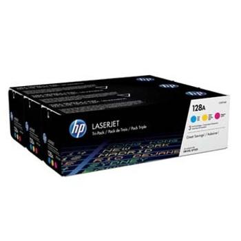 HP 128A CF371AM, azúrová/purpurová/žltá (cyan/magenta/yellow) originálny toner