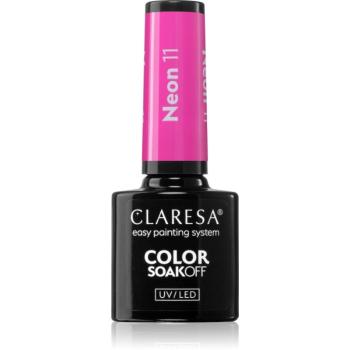 Claresa SoakOff UV/LED Color Neon gélový lak na nechty odtieň 11 5 g