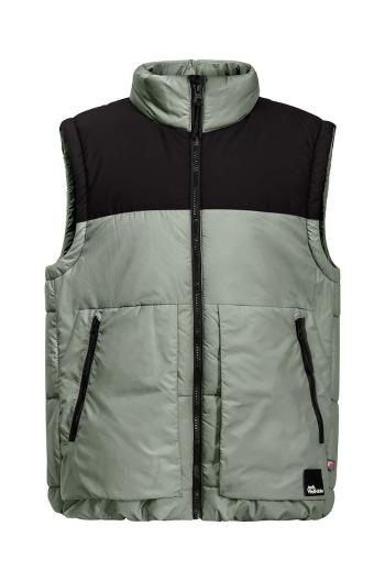 Detská vesta Jack Wolfskin zelená farba, 1610211