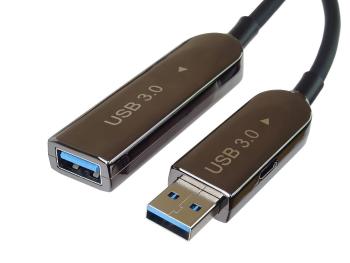 PREMIUMCORD Kábel USB3.0 + 2.0 predlžovací optický AOC kábel A/Male - A/Female 15m