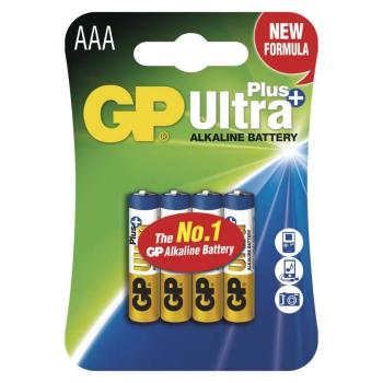 GP ALKALICKE BATERIE ULTRA PLUS AAA, 4KS BLISTER, B1711