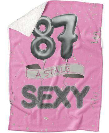 Deka Stále sexy – Ružová (vek: 87, Podšitie baránkom: ÁNO)